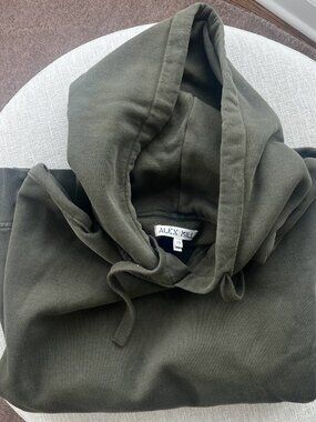 Alex Mill AM Hoodie, Faded Flight Olive, sz. XS